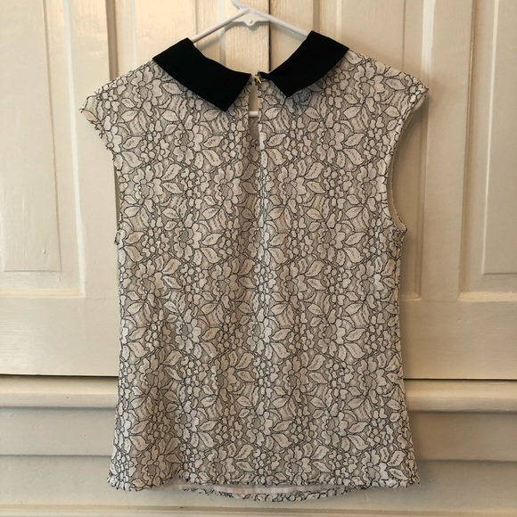 Express Lace Peter Pan Top - Picture 5 of 7